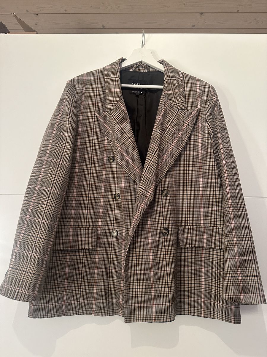 Zara Completi & Tailleur: Zara Blazer Oversized Karo Muster Herbst Trendy – Nuovo (secondo la descrizione) da Buchrain venduto da Babyblau777
