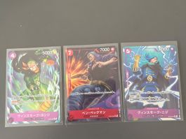 3 Japanische FullArt One piece