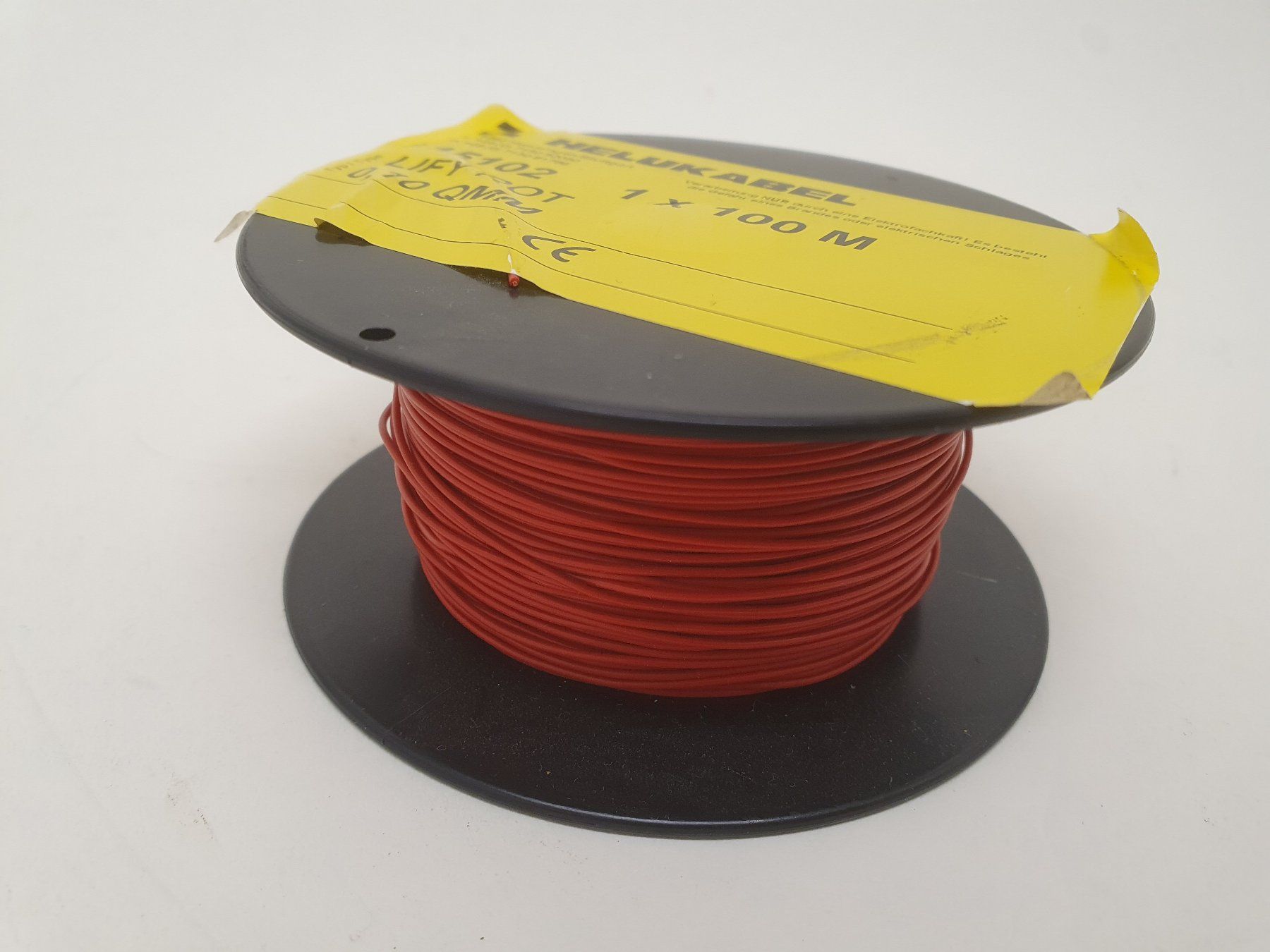 Cavi: Litze, Kabel Einzelader HELUKABEL LIFY 0.10 mm2, ROT 100 m – Nuovo e nell'imballaggio originale da Aegerten venduto da taxidermo 1