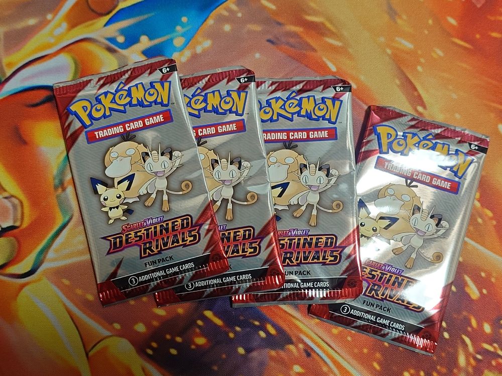 Pokemon Destined Rivals Booster + Fun Packs (Neu und originalverpackt ...