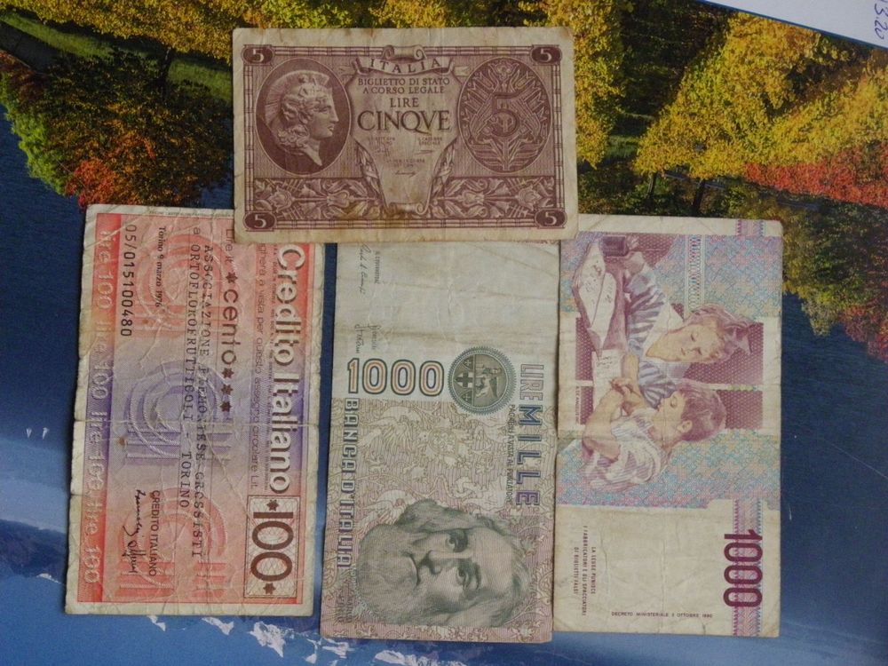 Banca d'italia 4 Banknoten Kaufen auf Ricardo