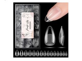510 Stk. Nageltips 15 Grössen Almond Ballerina Neu