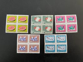 Pro Patria 1959 4er Block **   (5754)