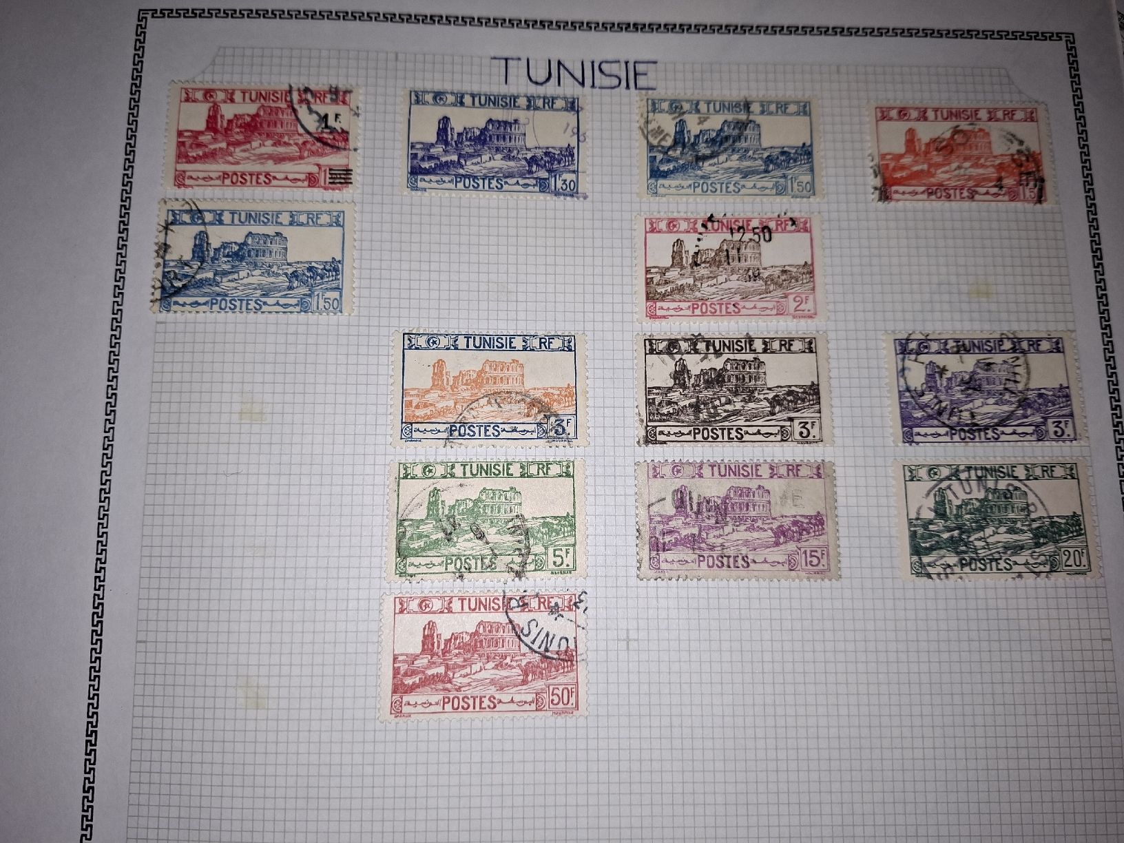 Tutti i francobolli: Lot Tunesien – Usato da Balgach venduto da SIMEON27 3