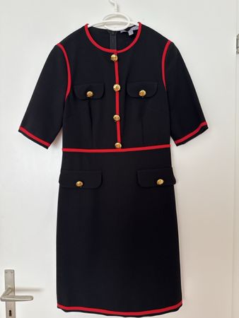 Damen Kleid schwarz rot Grösse unbekannt guter Zustand