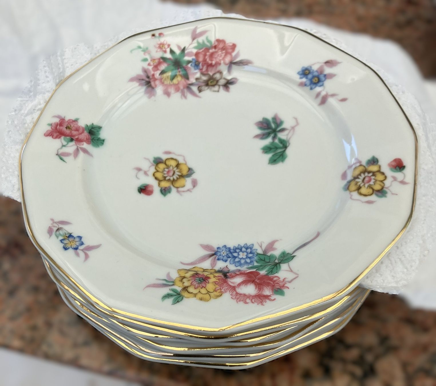 Hutschenreuther Set di piatti: 6er-Set Vintage Brotteller – Usato da Luzern venduto da FeU