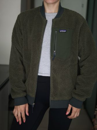 Patagonia Retro-X Bomber Fleecejacke Olive (Grösse M)