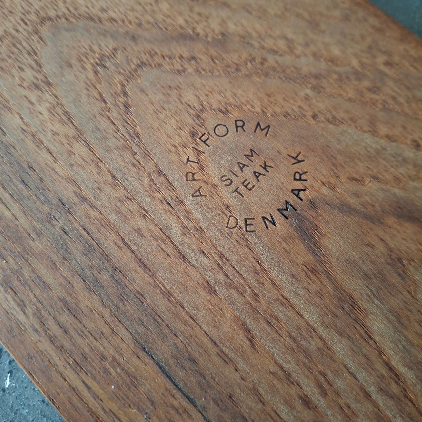 Servierplatten: Plateau teak avec coupelles Denmark Artiform – Gebraucht aus Neuchâtel von Rochawood 3