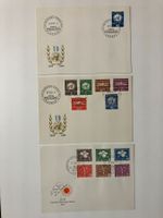 Genfer Ämter 1955, illustr. FDCs ohne Adresse, KP 375.--