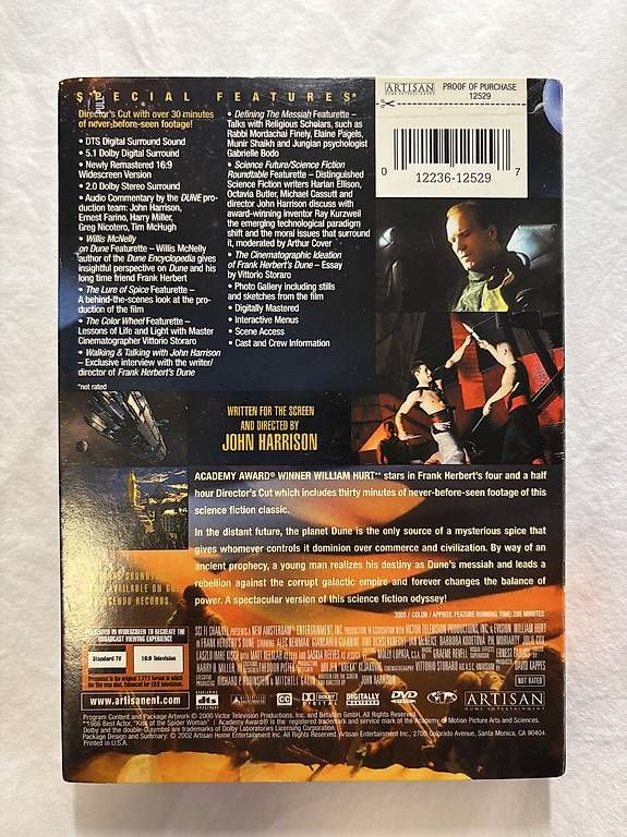 Tutti i DVDs: DVD - Dune – Usato da Massagno venduto da anickc 1