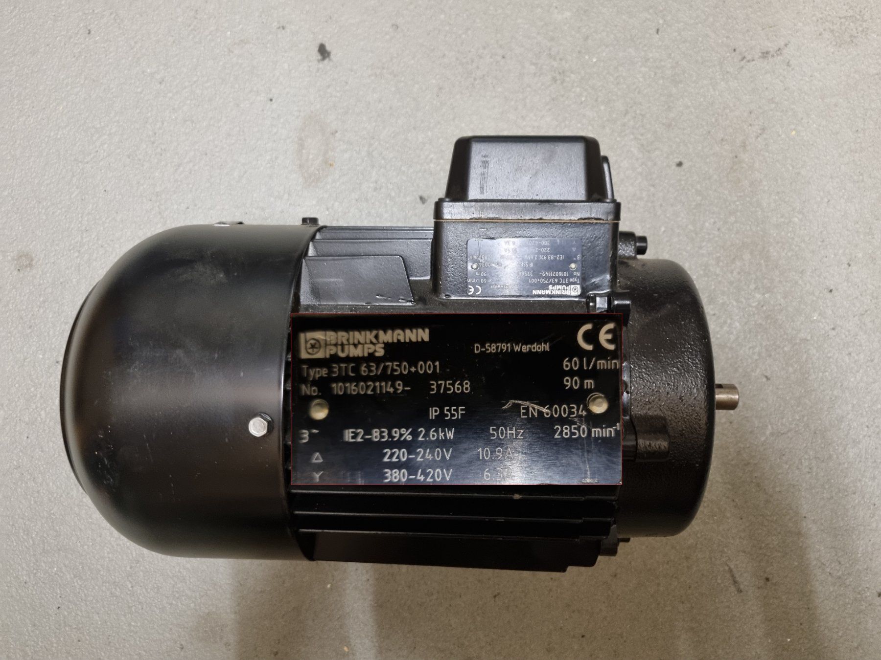 Motori: Brinkmann Pums Type 3TC 63750 +001 – Usato da Zug venduto da jordi2005
