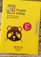 Crypto Stamp Panda 7.- geoeffnet guter Zustand