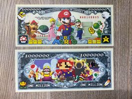 SAMMLERSTÜCK Super Mario Nintendo One Million Note