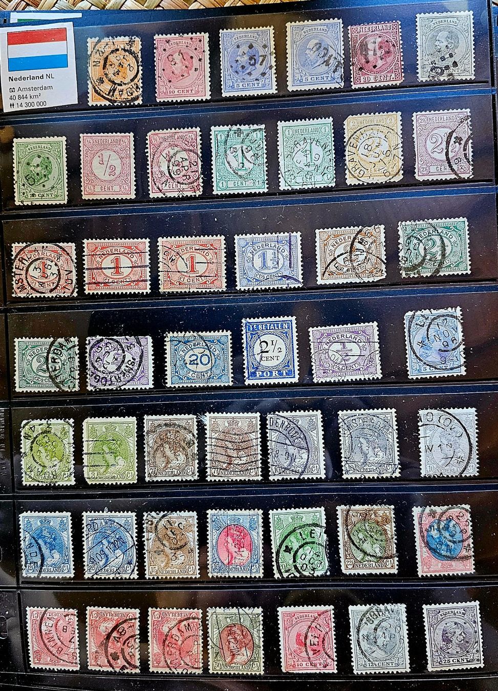Alle Briefmarken: NEDERLAND alte Marken ! – Gebraucht aus Les Valettes von Nuba1