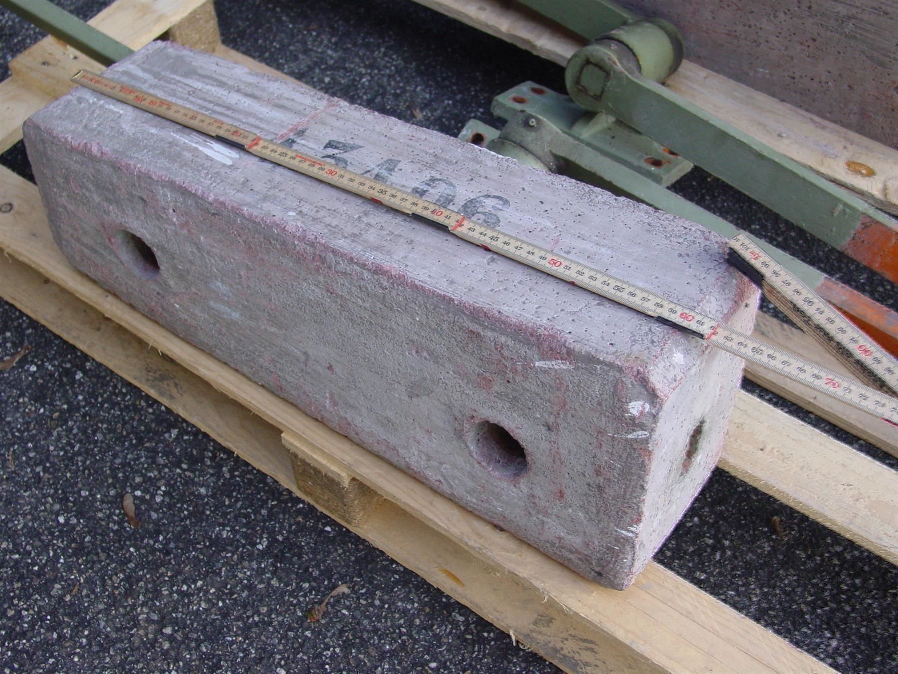 Tutti gli attrezzi: 2 Hebelarme mit Betongewichte – Usato da Rothrist venduto da heinrich1966 6