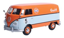 VW T1c Kastenwagen 1963-1967 #5 "Gulf orange / hellblau /
