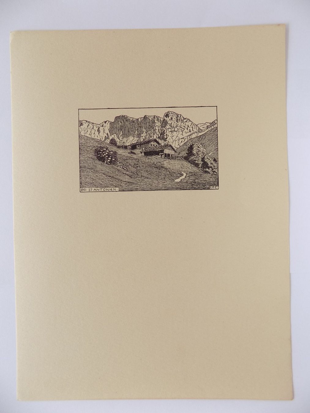 Gravures: St.Antönien – D'occasion à Risch par Rischli15