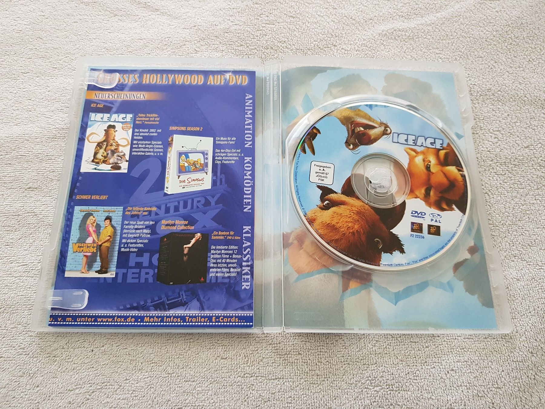 Tutti i DVDs: Ice Age (DVD) – Usato da Liestal venduto da tonic 1