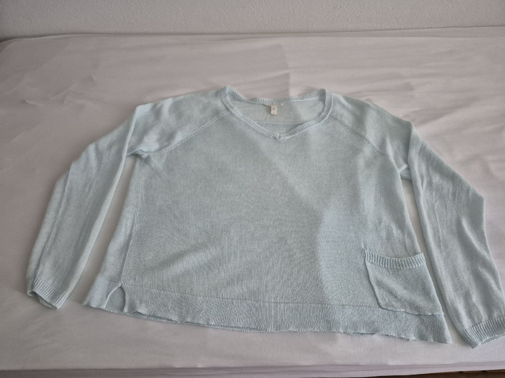 Maglioni & Felpe: Eileen Fisher Pullover hellblau Grösse L 100% Leinen – Nuovo (secondo la descrizione) da Herrliberg venduto da SELENONAUTKA 5