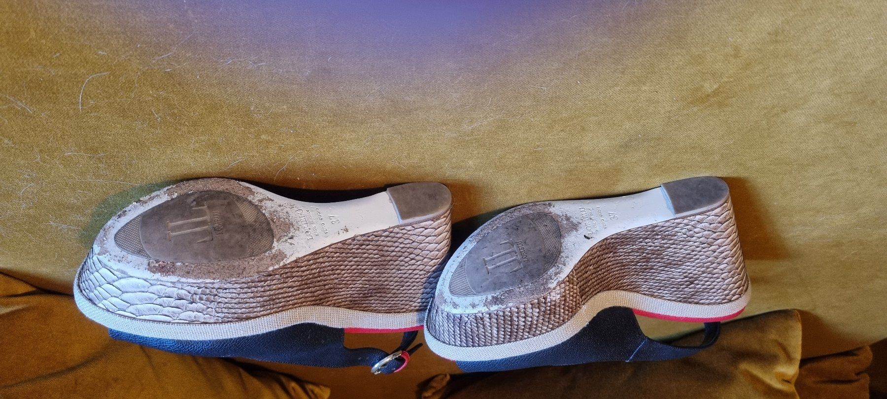 Scarpe da donna: Zeppa in pelle nera e rossa Loriblu – Usato da Gordola venduto da ang_7257 3