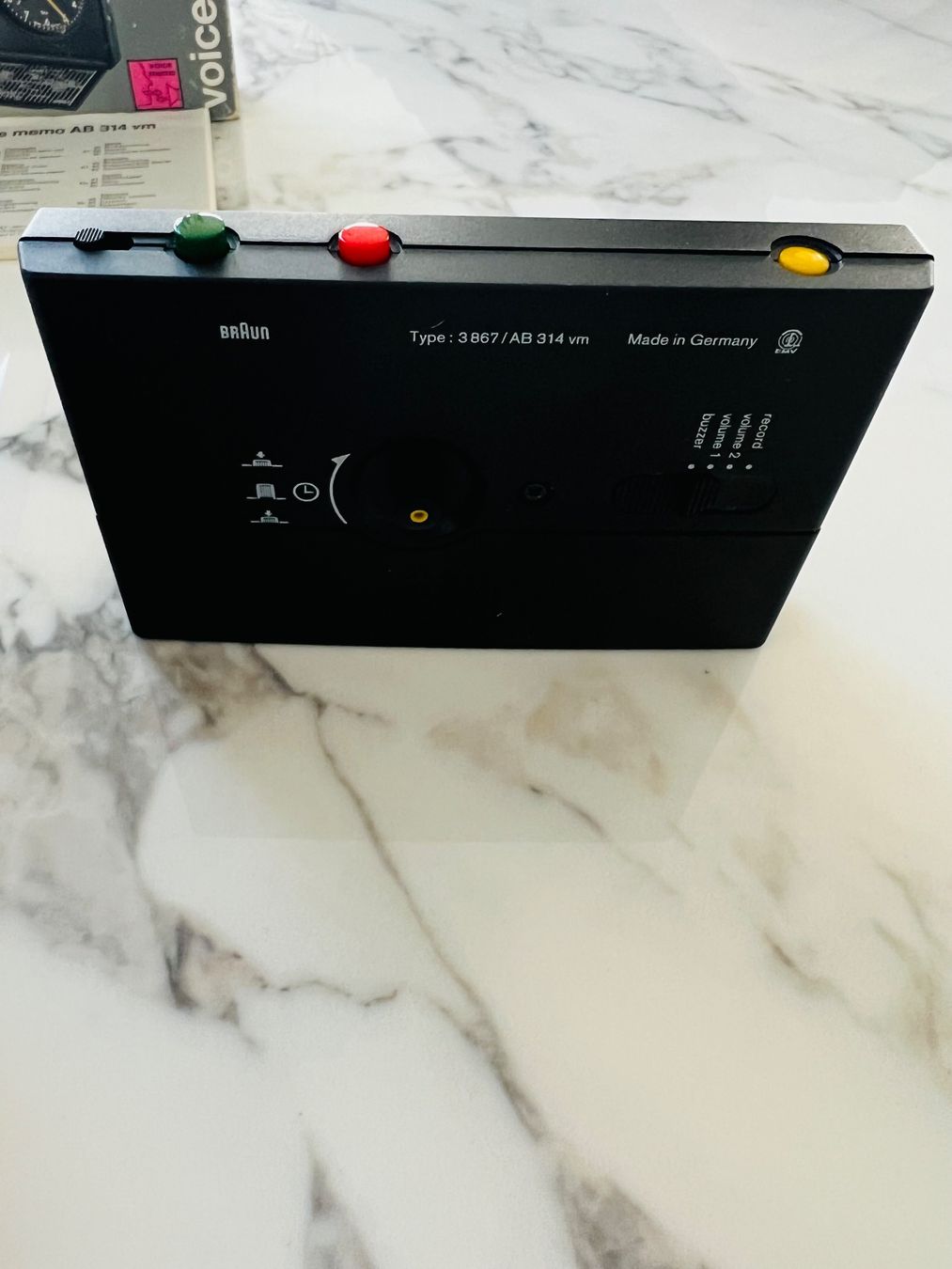 Braun Sveglie: Braun Wecker Voice Memo AB 314 vm – Usato da weggis venduto da Minusio12 2