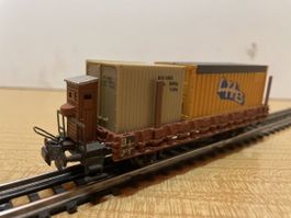 H0: Rungenwagen mit LHB Container beladen🛤️
