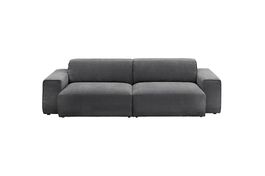 Sofa East in Cord Monty anthrazit
