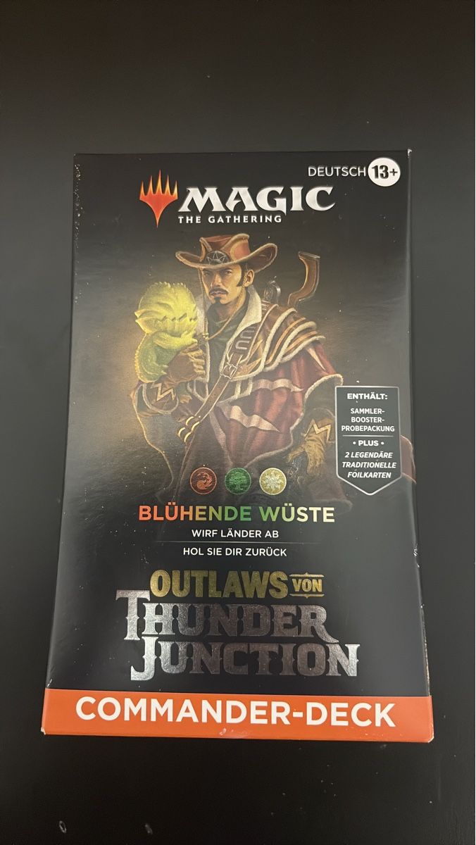 Magic The Gathering Cartes à collectionner: Magic Commander Deck Blühende Wüste Outlaws neu – Neuf avec emballage d'origine à Emmenbrücke par Dr.Stone