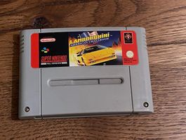 Lamborghini American Challenge SNES Spiel gebraucht