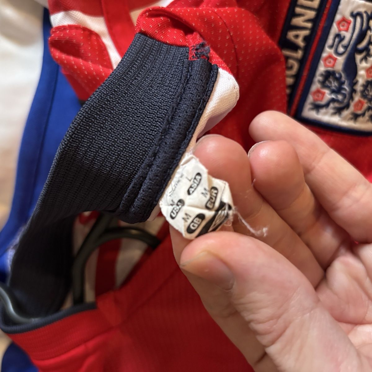 Umbro Canottiere & Pantaloni: England Trikot Umbro – Usato da Winterthur venduto da LaBodega 5