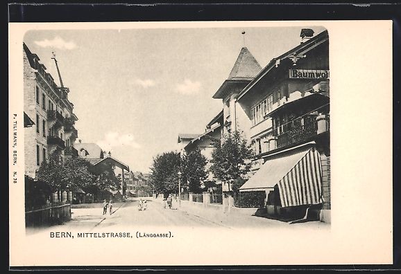 Cartoline postali: AK Bern, Geschäft in der Mittelstrasse – Usato da Berlin venduto da bartko-reher