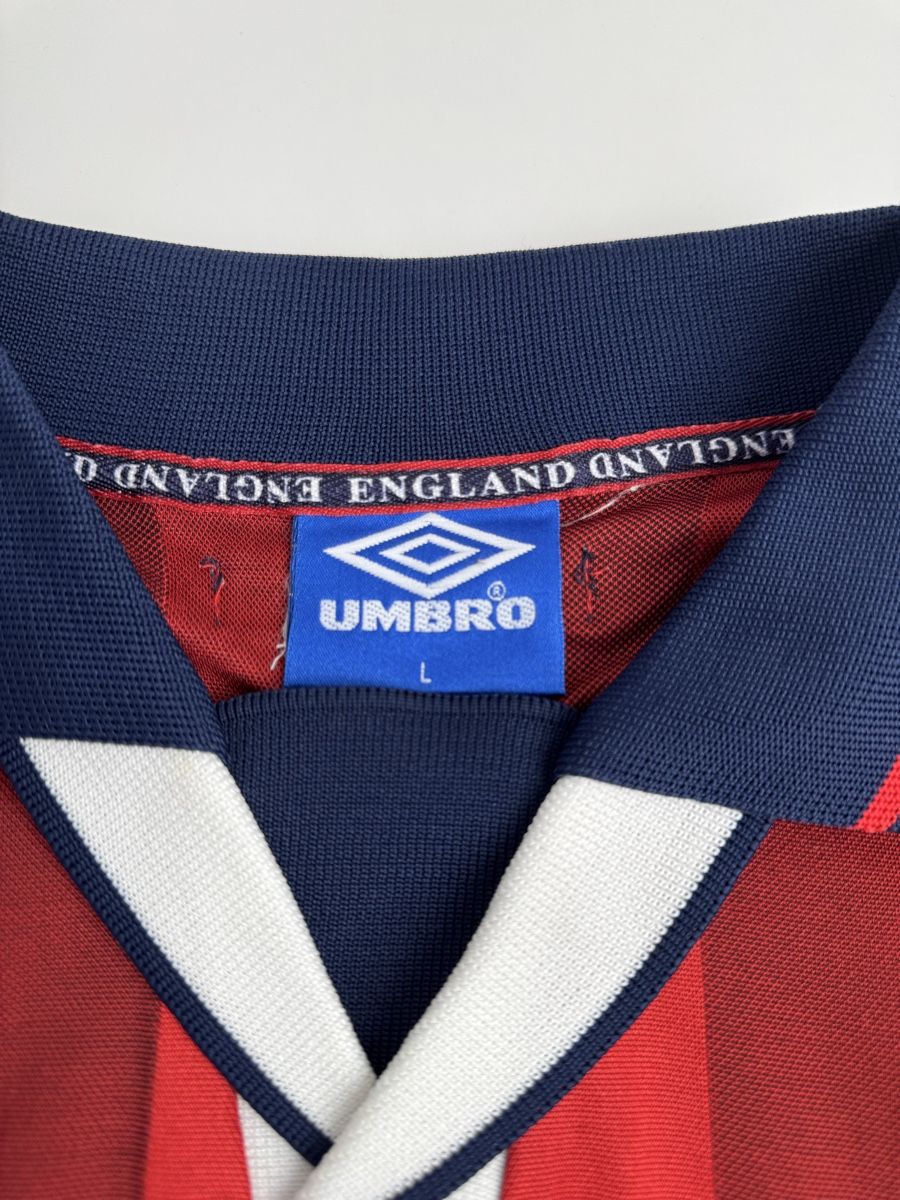 Umbro Canottiere & Pantaloni: England 98/00 away shirt – Nuovo (secondo la descrizione) da Baden venduto da Timelessthreads 7