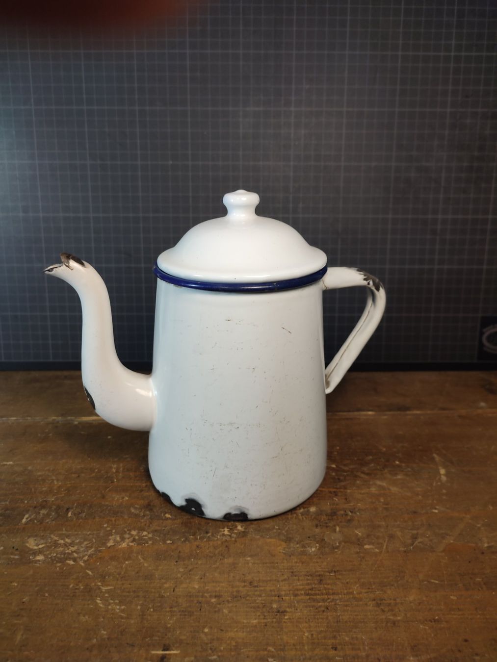 Teiere: Wunderschöne antike Kaffeekanne Nr 2 EMAILIERT – Usato da Gelterkinden venduto da MYSTOREFORYOU4460 3