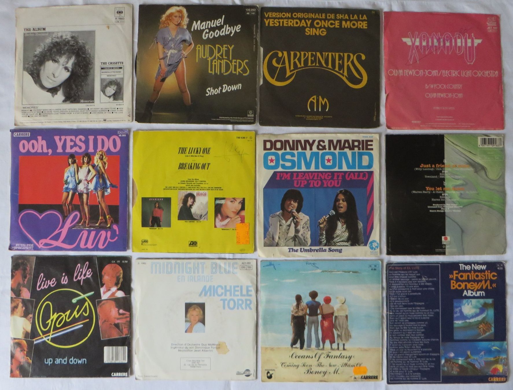 Dischi in vinile: 12 VINYL SINGLES, DIVERSE SCHLAGER, POP – Usato da Neuhausen venduto da luckimucki 3