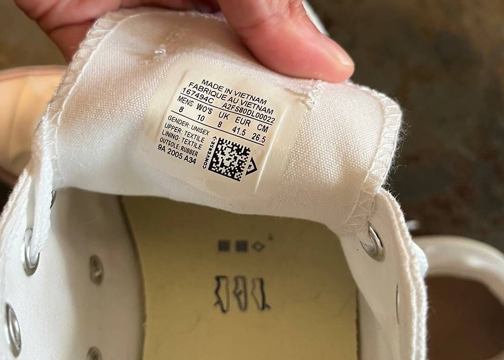 Scarpe da uomo: neue weisse converse gr. 41.5 – Usato da Mörschwil venduto da nvcmi 3