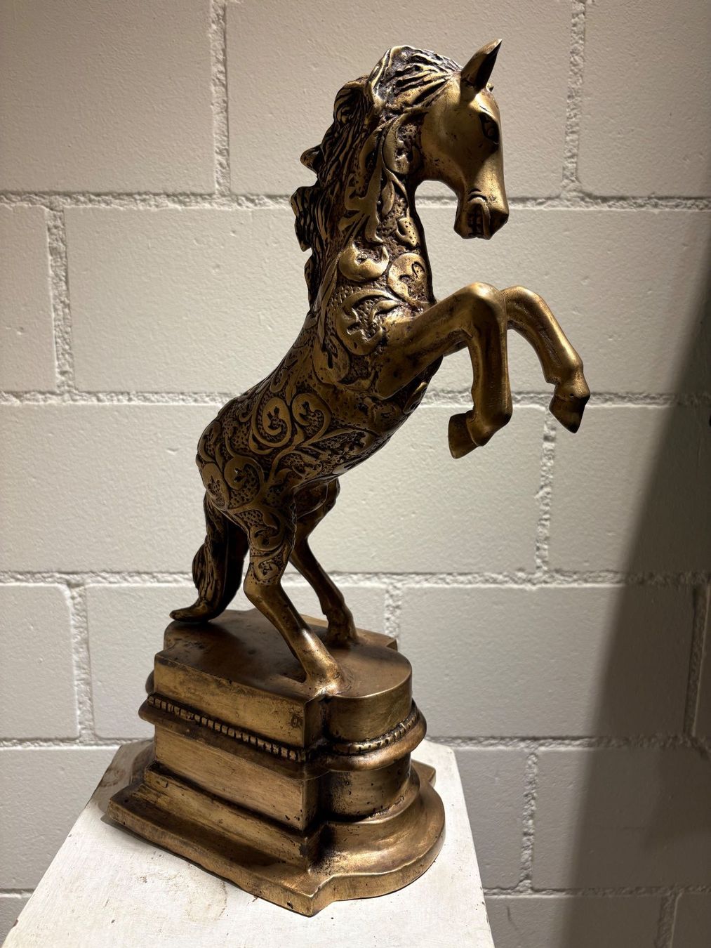 Skulpturen & Statuen: Pferd Messing 39 cm / Rarität Sammlerstück – Gebraucht aus Lenggenwil von Unique_ 3
