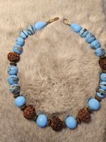 Vintage Tschechien Gablonzer Glas Halskette Collier