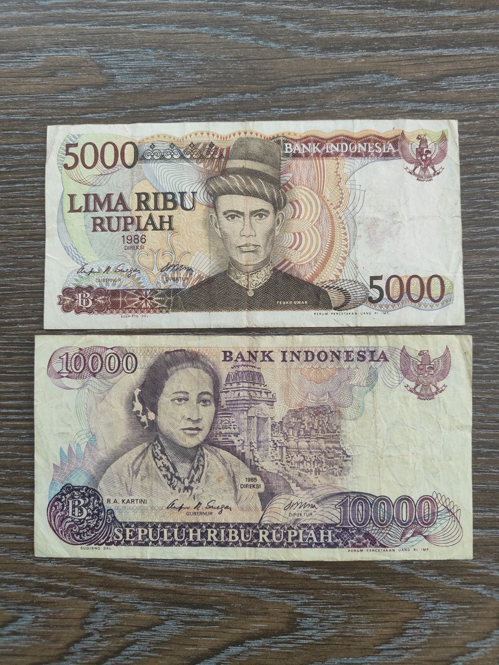 Banconote: Indonesien 2 Stück !!!!! – Usato da Flaach venduto da Lonzo99