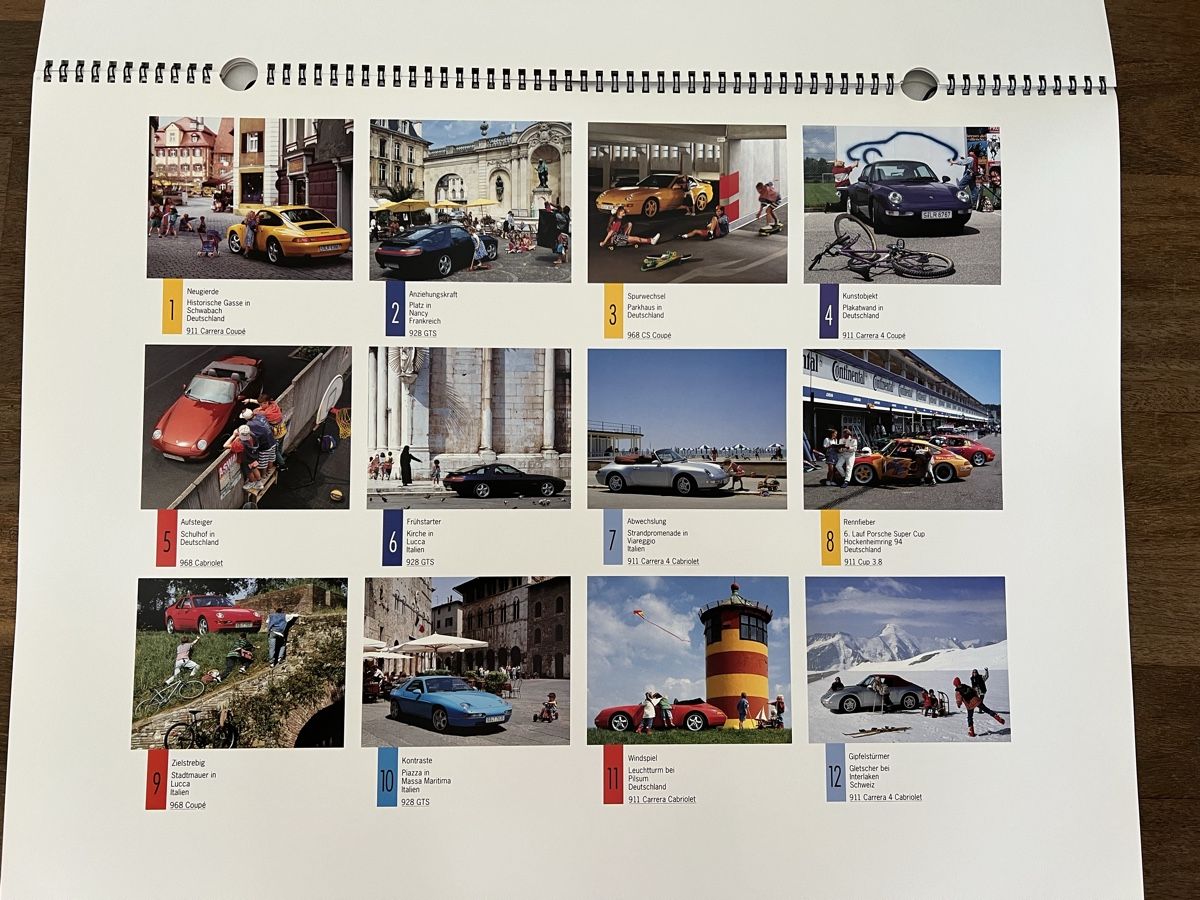 Porsche Kalender: 3 x Porsche Kalender 1993 1994 1995 – Gebraucht aus Weesen von Elmax1 1