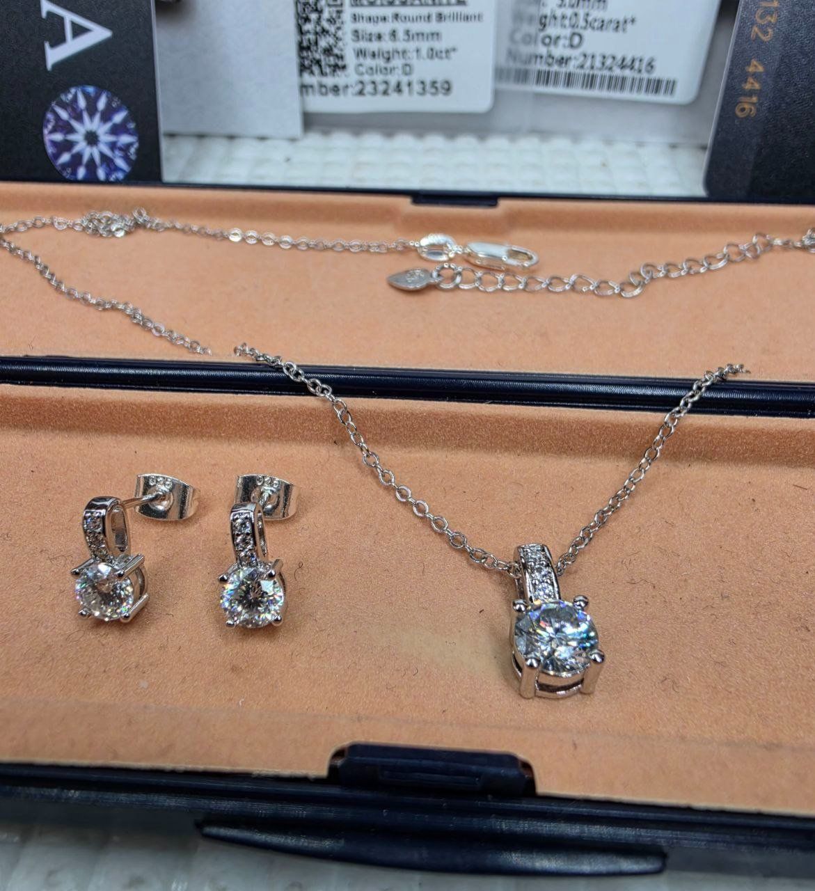 Altri gioielli: Ensemble argent avec diamants de moissanite de 2 ct – Nuovo e nell'imballaggio originale da Reconvilier venduto da Tsma67 3