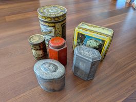 Alte Blechdosen Konvolut, Dekorativ, Sammlerstücke!