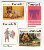 Briefmarken "Indianer". Kanada.