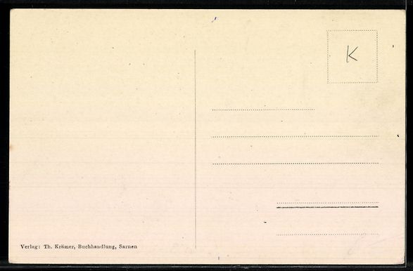 Cartoline postali: AK Sarnen, Blick zur Pfarrkirche – Usato da Berlin venduto da bartko-reher 1