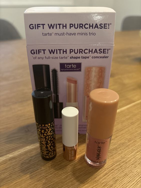 Tarte mini Mascara, lip plumper und blush 1