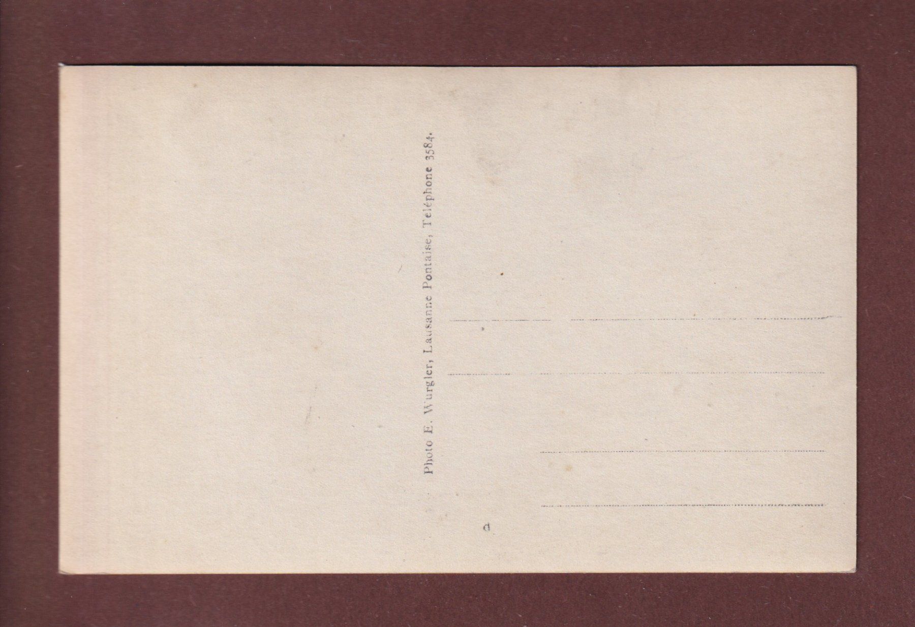 Cartoline postali: PHOTO E. Wurgler Lausanne – Usato da Pully venduto da nicecards 1