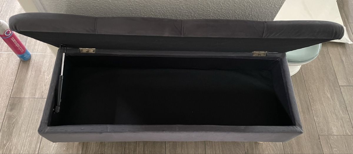 Bänke: Banc coffre en velour – Gebraucht aus La Tour-de-Peilz von flo_m27g 3