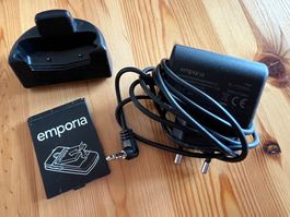Ersatzteile Emporia Click Akku, Ladestation und Ladekabel
