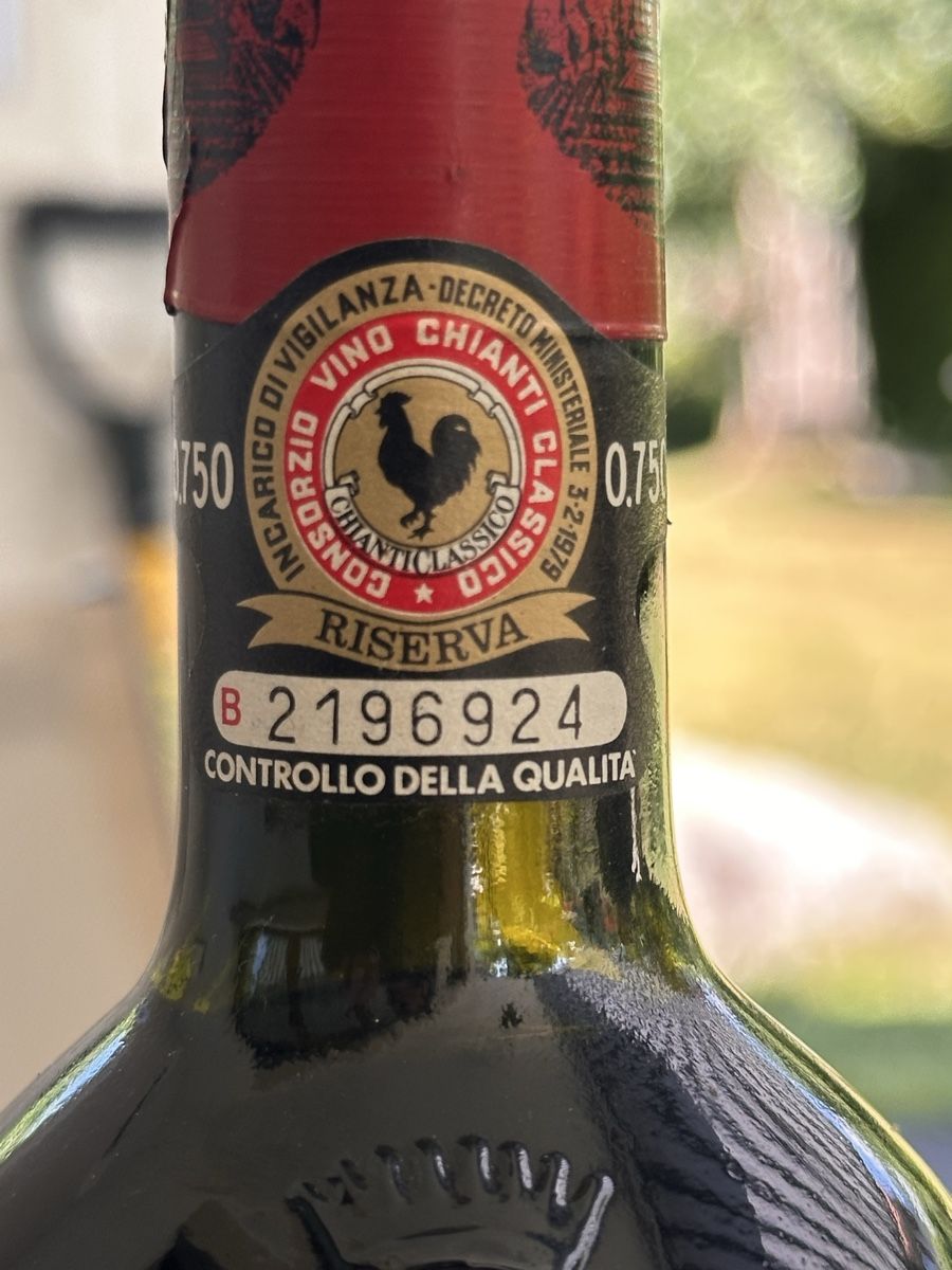 Wein: Castello di Uzzano – Chianti Classico 1983 Riserva – Neu (gemäss Beschreibung) aus steffisburg von releve 2