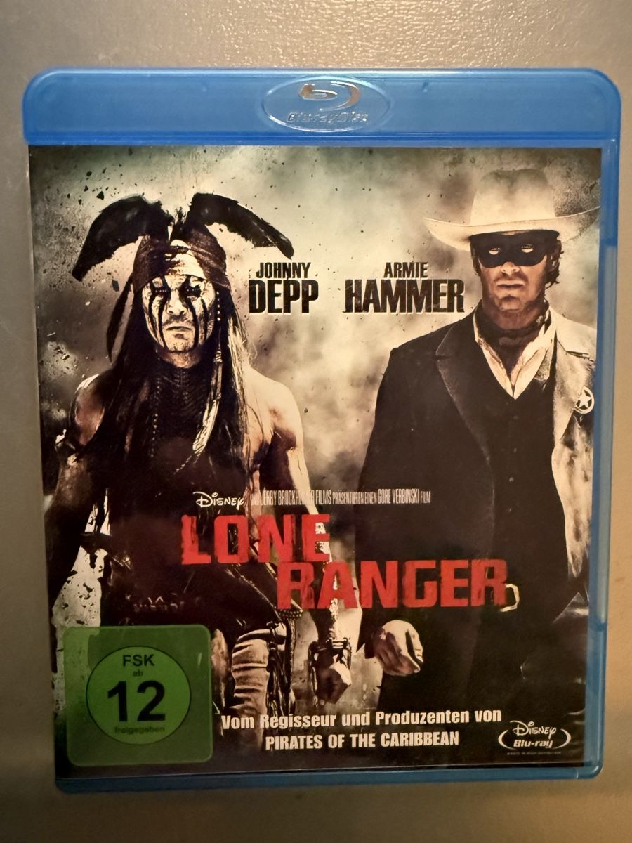 Tutti i DVDs: Lone Ranger Blu-ray Johnny Depp / Armie Hammer – Usato da Oberried Brienz venduto da Chyara