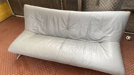 Top Ledersofa mit Gebrauchsspuren